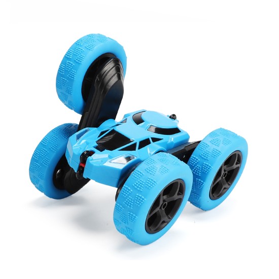 STUNT CAR ZHONGYI 828A ROCK CRAWLER 360 GRAUS FLIP TOY AZUL